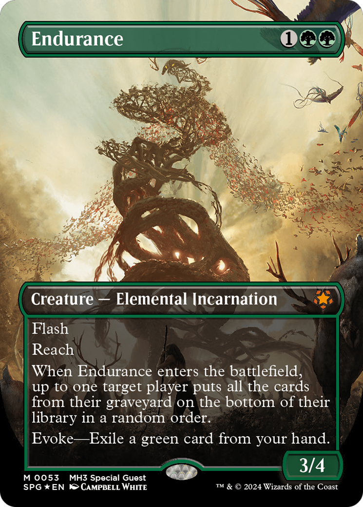 Endurance (Borderless) (Textured Foil) [Modern Horizons 3 Special Guests] | Gamer Loot