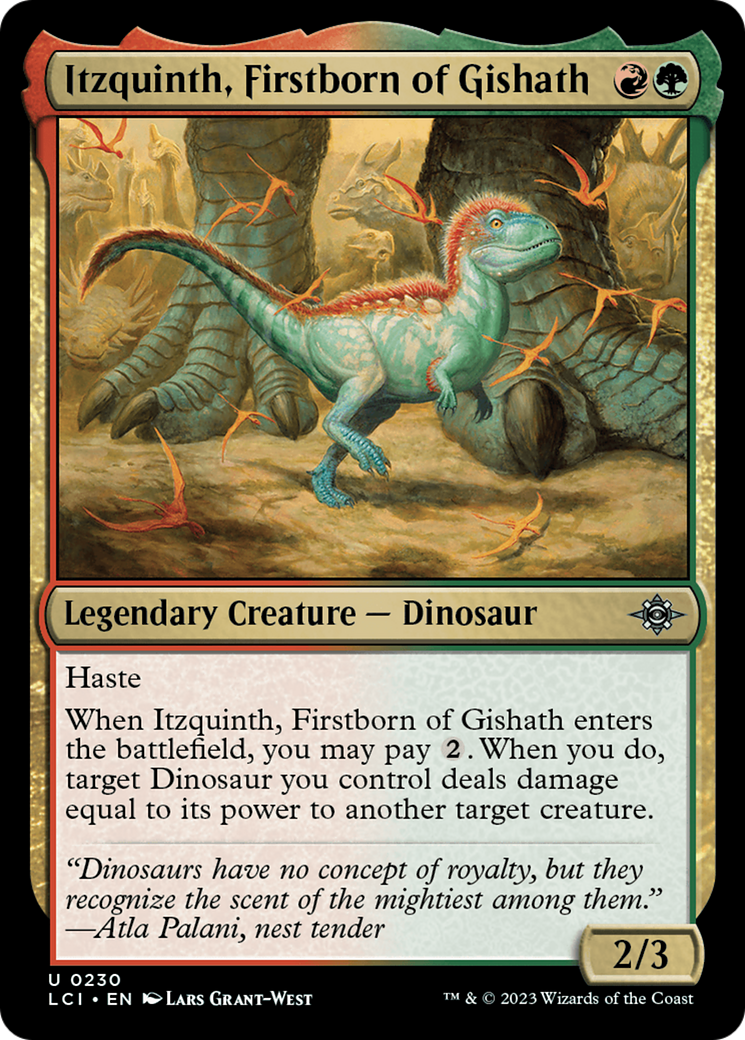 Itzquinth, Firstborn of Gishath [The Lost Caverns of Ixalan] | Gamer Loot