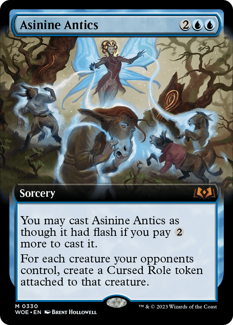 Asinine Antics (Extended Art) [Wilds of Eldraine] | Gamer Loot