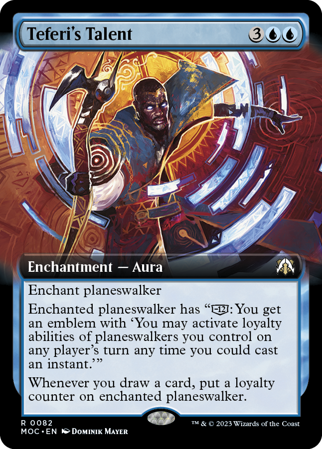 Teferi's Talent (Extended Art) [March of the Machine Commander] | Gamer Loot