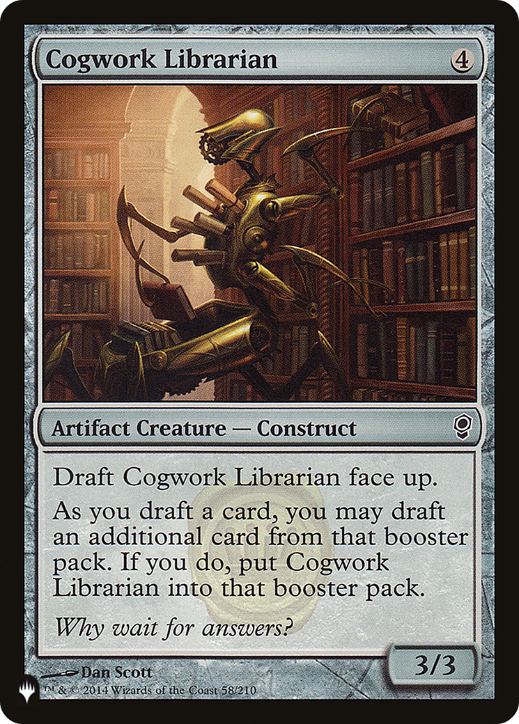 Cogwork Librarian [The List Reprints] | Gamer Loot