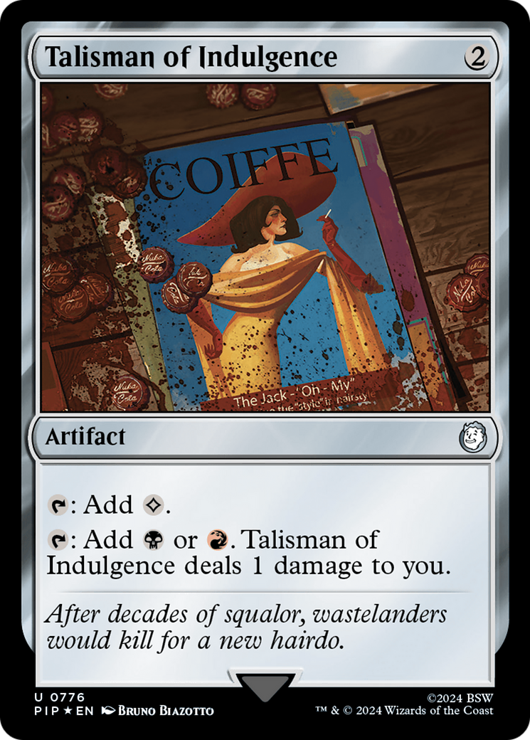 Talisman of Indulgence (Surge Foil) [Fallout] | Gamer Loot