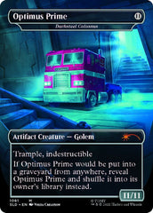 Darksteel Colossus - Optimus Prime (Borderless) [Secret Lair Drop Series] | Gamer Loot