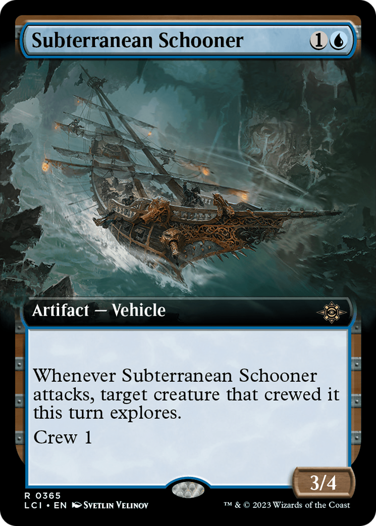 Subterranean Schooner (Extended Art) [The Lost Caverns of Ixalan] | Gamer Loot