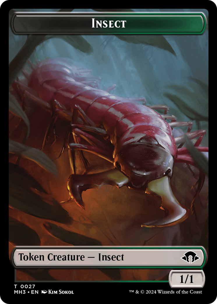 Insect Token (0027) [Modern Horizons 3 Tokens] | Gamer Loot