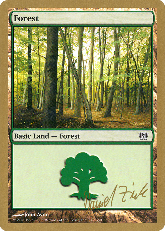 Forest (dz349) (Daniel Zink) [World Championship Decks 2003] | Gamer Loot