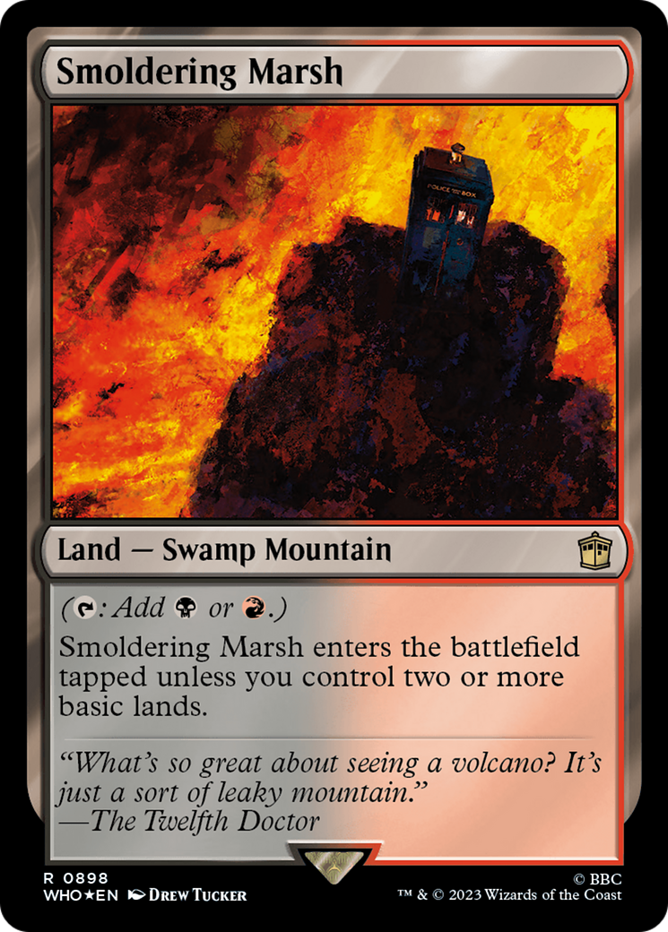 Smoldering Marsh (Surge Foil) [Doctor Who] | Gamer Loot