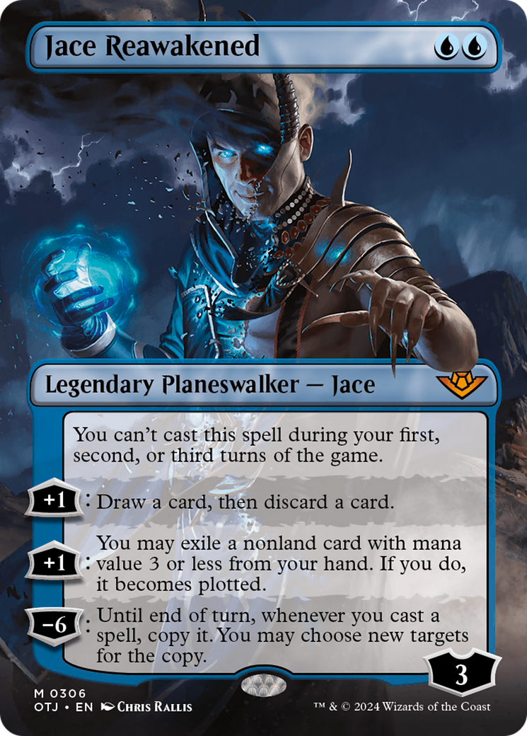 Jace Reawakened (Borderless) [Outlaws of Thunder Junction] | Gamer Loot