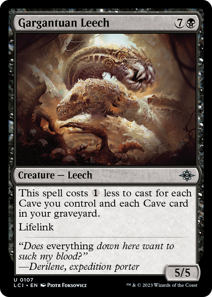 Gargantuan Leech [The Lost Caverns of Ixalan] | Gamer Loot