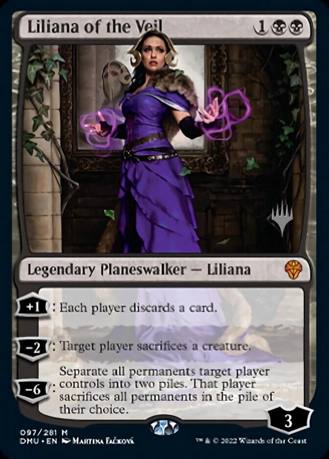 Liliana of the Veil (Promo Pack) [Dominaria United Promos] | Gamer Loot