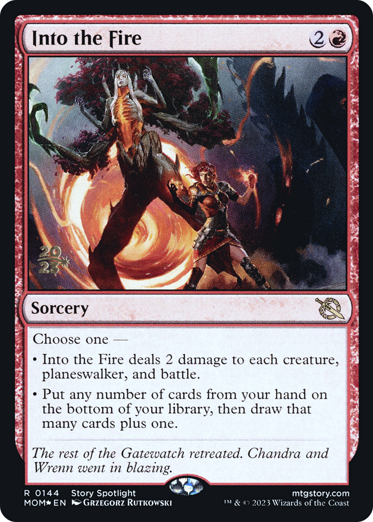 Into the Fire [March of the Machine Prerelease Promos] | Gamer Loot