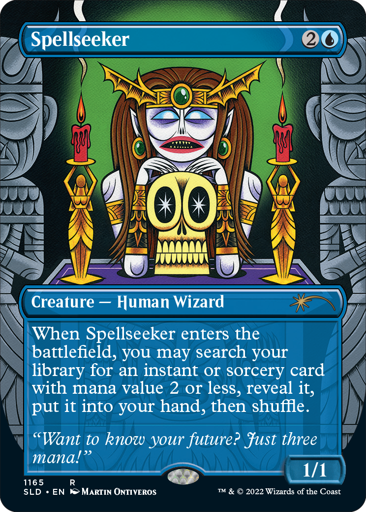 Spellseeker (Borderless) [Secret Lair Drop Series] | Gamer Loot