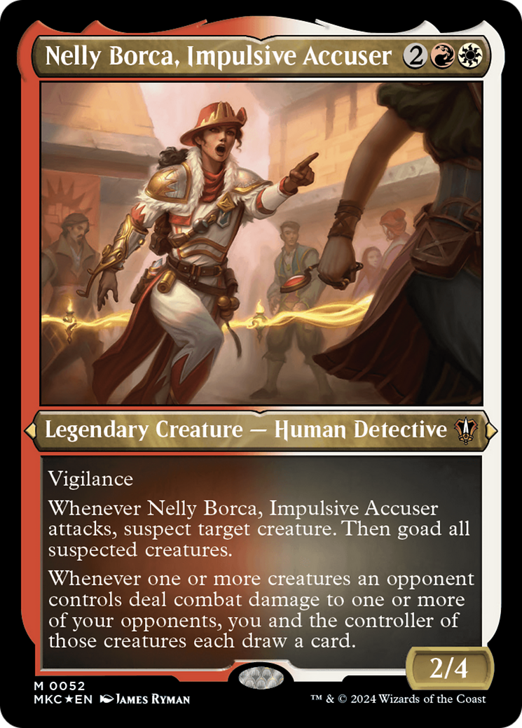 Nelly Borca, Impulsive Accuser (Display Commander) [Murders at Karlov Manor Commander] | Gamer Loot