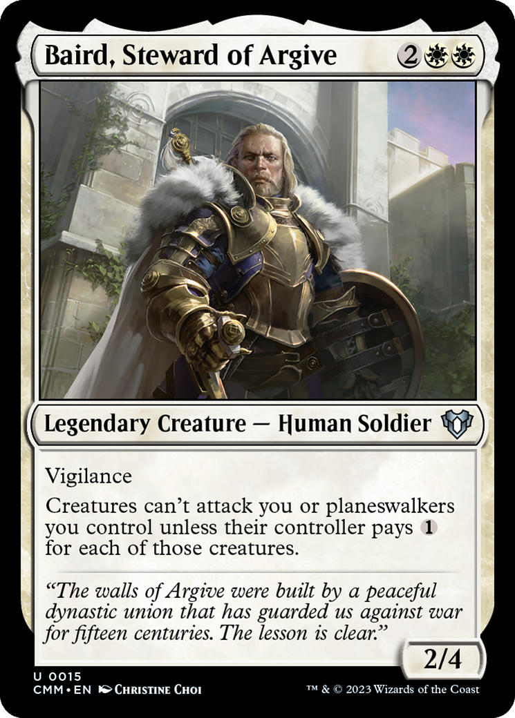 Baird, Steward of Argive [Commander Masters] | Gamer Loot