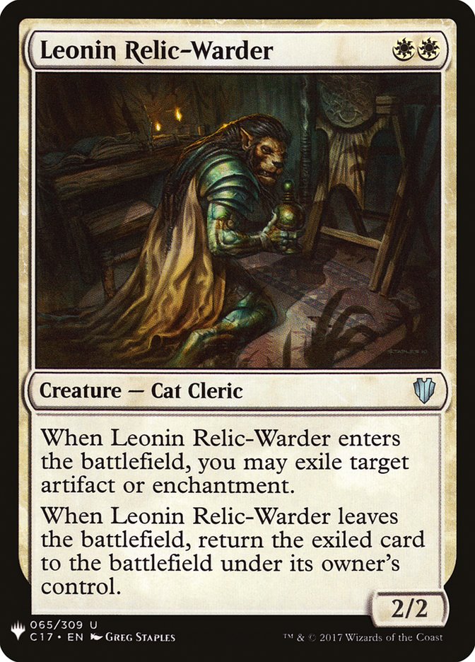 Leonin Relic-Warder [Mystery Booster] | Gamer Loot