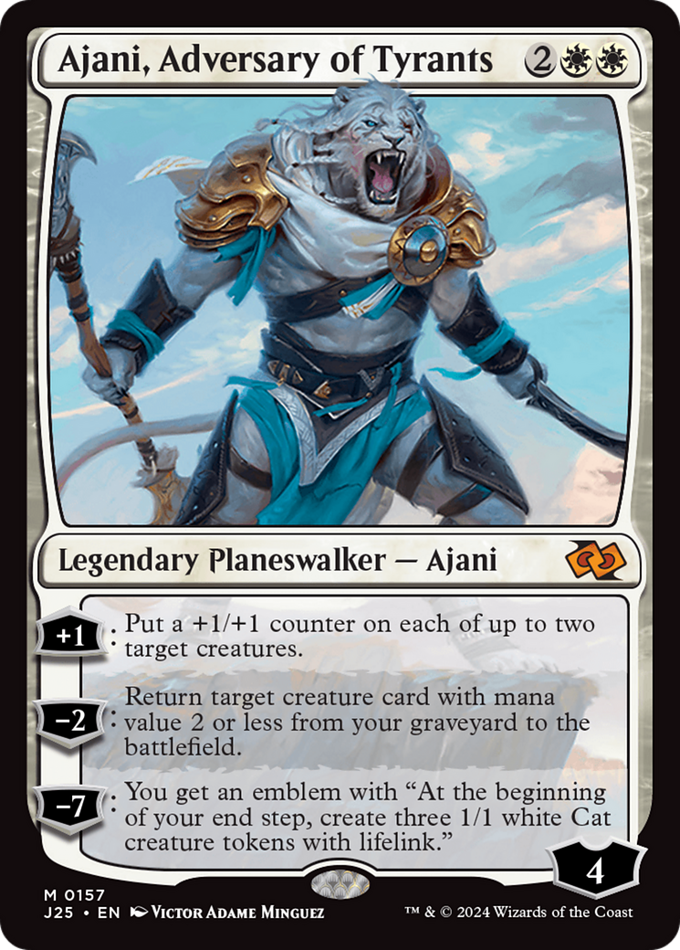 Ajani, Adversary of Tyrants [Foundations Jumpstart] | Gamer Loot