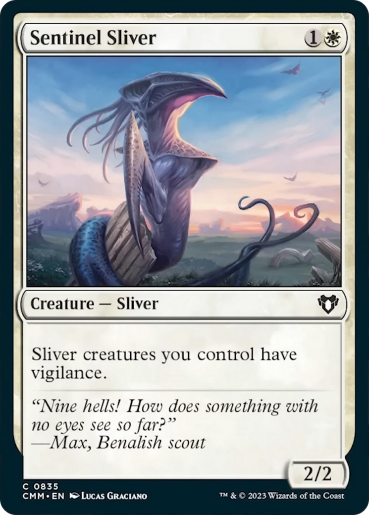 Sentinel Sliver [Commander Masters] | Gamer Loot