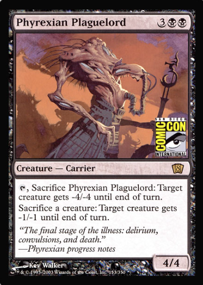 Phyrexian Plaguelord (San Diego Comic Con Oversized) [Oversize Cards] | Gamer Loot