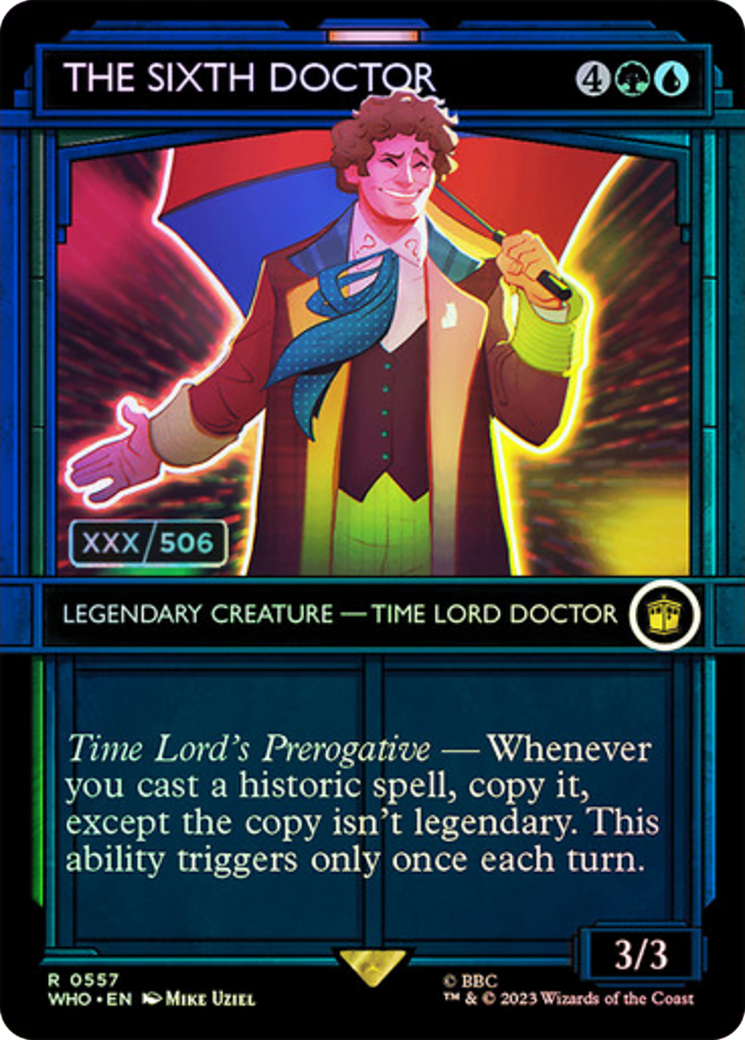 The Sixth Doctor (Serial Numbered) [Doctor Who] | Gamer Loot