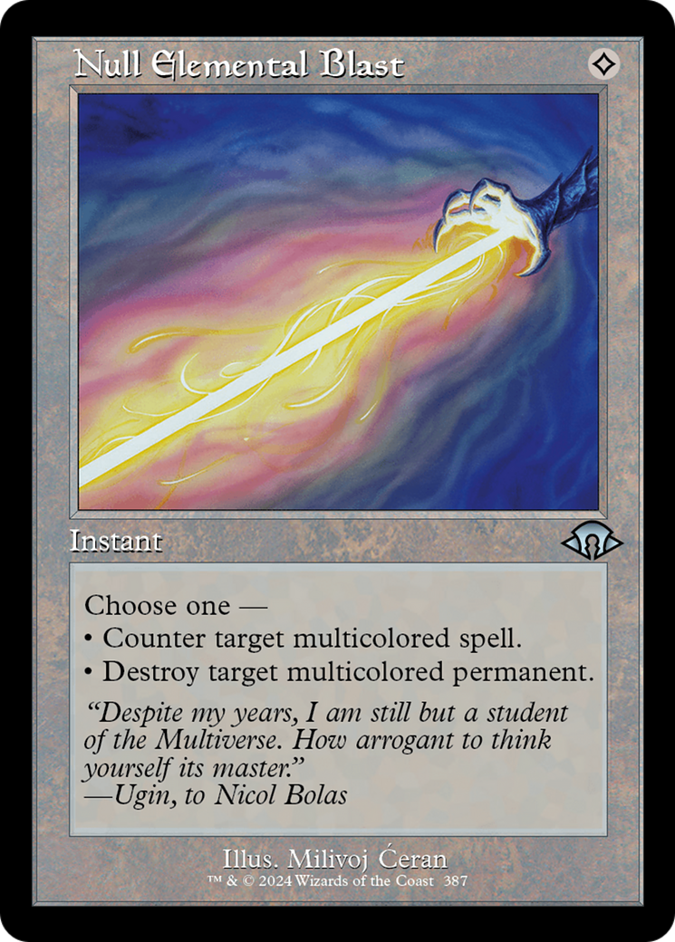 Null Elemental Blast (Retro) [Modern Horizons 3] | Gamer Loot