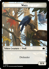 Wall // Intrepid Rabbit Double-Sided Token [Bloomburrow Tokens] | Gamer Loot