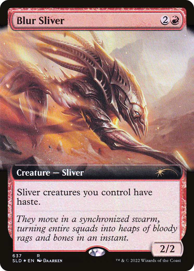 Blur Sliver (Extended Art) [Secret Lair Drop Promos] | Gamer Loot