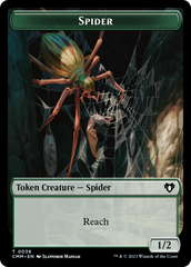 Spirit (0039) // Spider Double-Sided Token [Commander Masters Tokens] | Gamer Loot