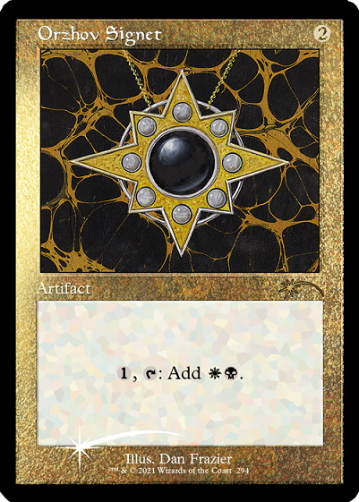 Orzhov Signet (Retro) (Foil Etched) [Secret Lair Drop Series] | Gamer Loot