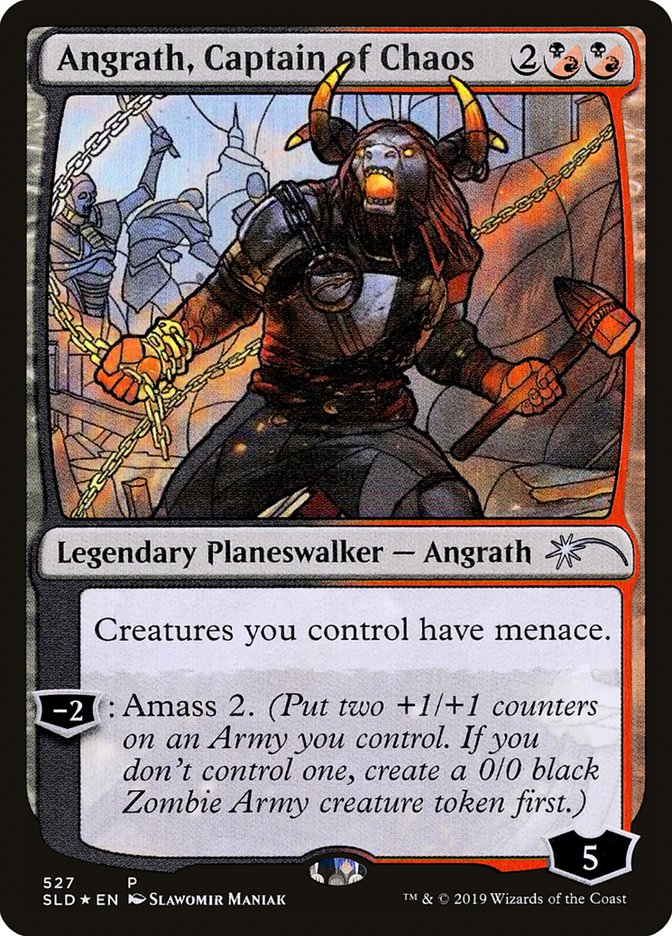 Angrath, Captain of Chaos (Stained Glass) [Secret Lair Drop Promos] | Gamer Loot