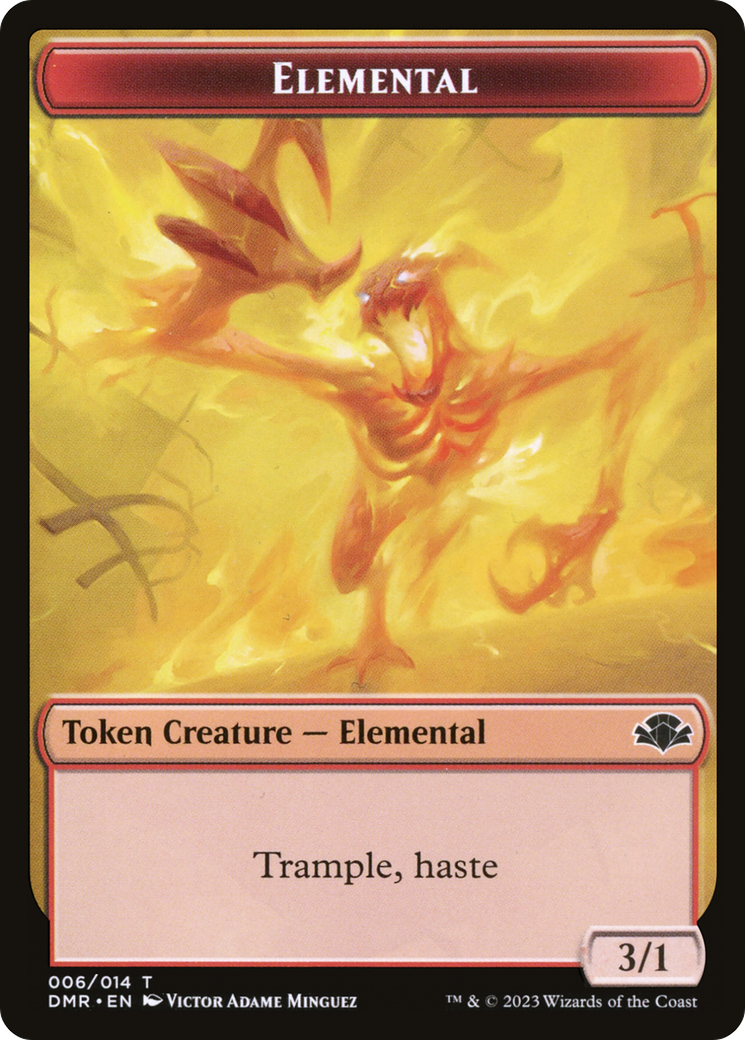 Elemental Token [Dominaria Remastered Tokens] | Gamer Loot