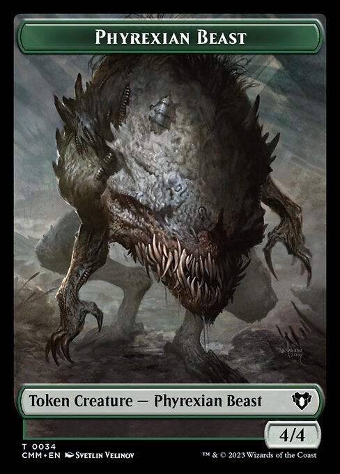 Eldrazi Scion // Phyrexian Beast Double-Sided Token [Commander Masters Tokens] | Gamer Loot