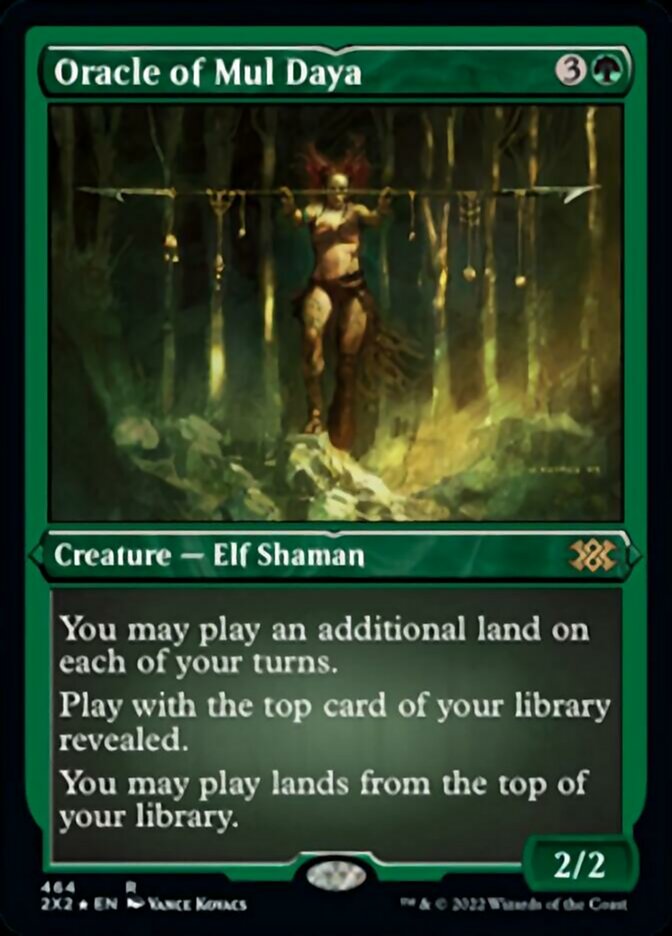 Oracle of Mul Daya (Foil Etched) [Double Masters 2022] | Gamer Loot