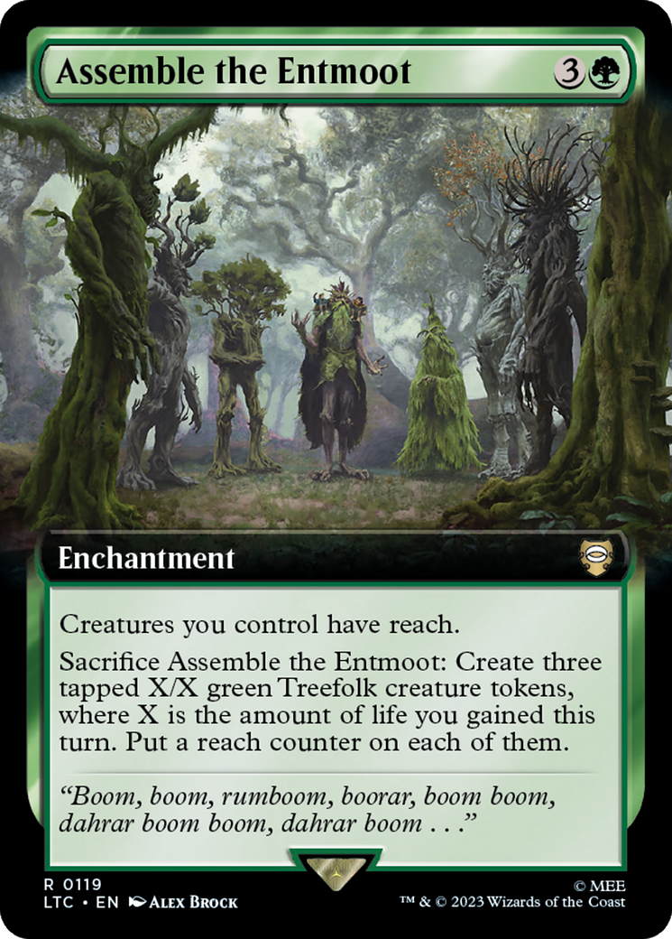 Assemble the Entmoot (Extended Art) [The Lord of the Rings: Tales of Middle-Earth Commander] | Gamer Loot