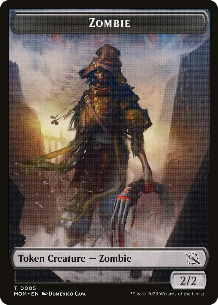 Elemental (02) // Zombie Double-Sided Token [March of the Machine Tokens] | Gamer Loot