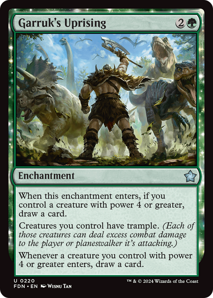 Garruk's Uprising [Foundations] | Gamer Loot