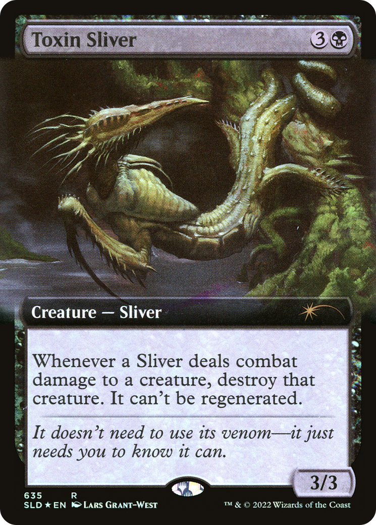 Toxin Sliver (Extended Art) [Secret Lair Drop Promos] | Gamer Loot