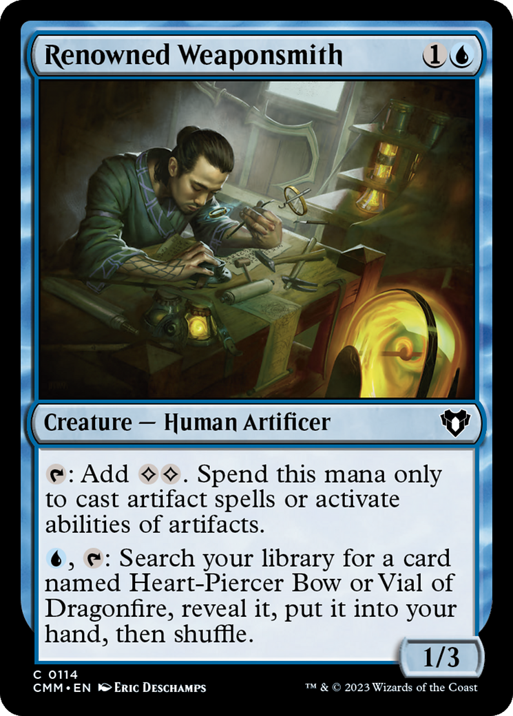 Renowned Weaponsmith [Commander Masters] | Gamer Loot