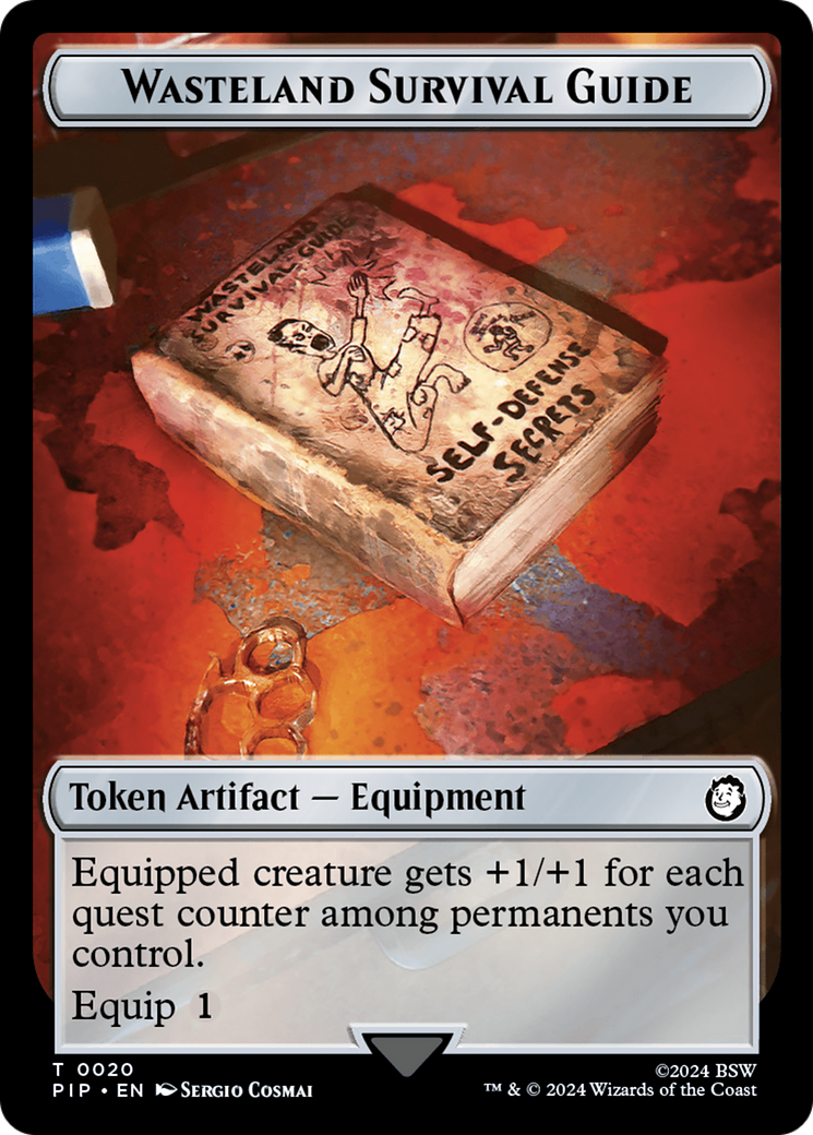 Radiation // Wasteland Survival Guide Double-Sided Token [Fallout Tokens] | Gamer Loot