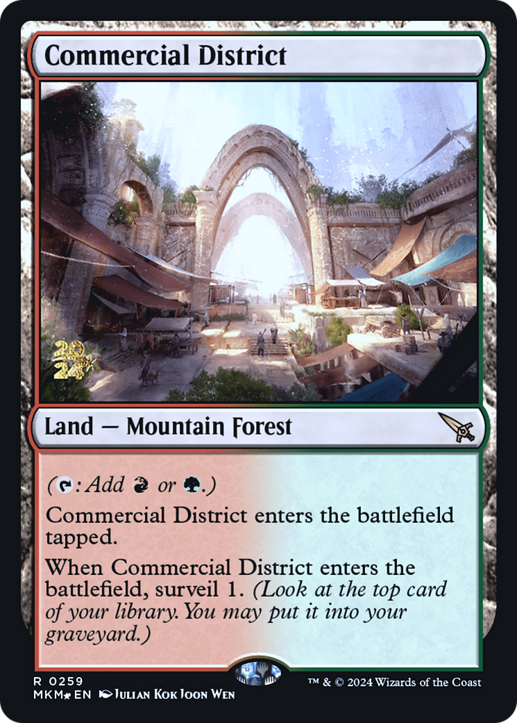 Commercial District [Murders at Karlov Manor Prerelease Promos] | Gamer Loot