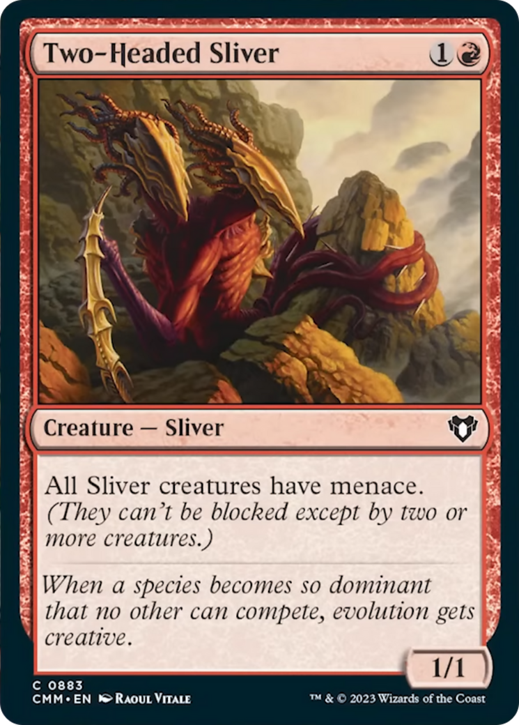 Two-Headed Sliver [Commander Masters] | Gamer Loot