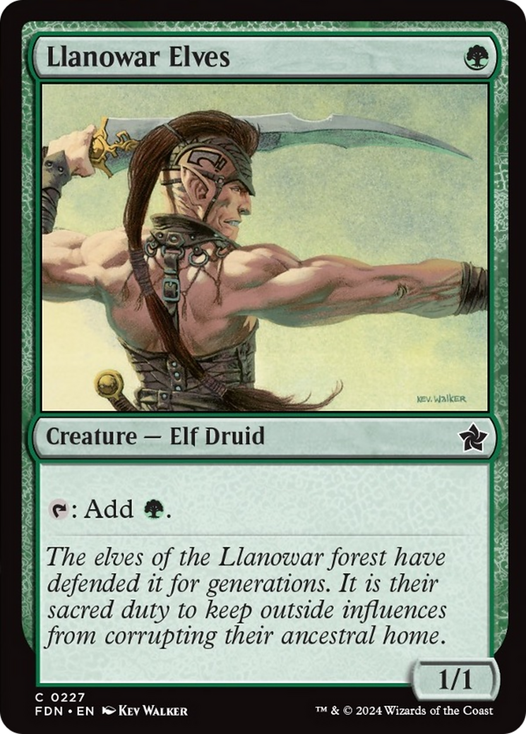 Llanowar Elves [Foundations] | Gamer Loot