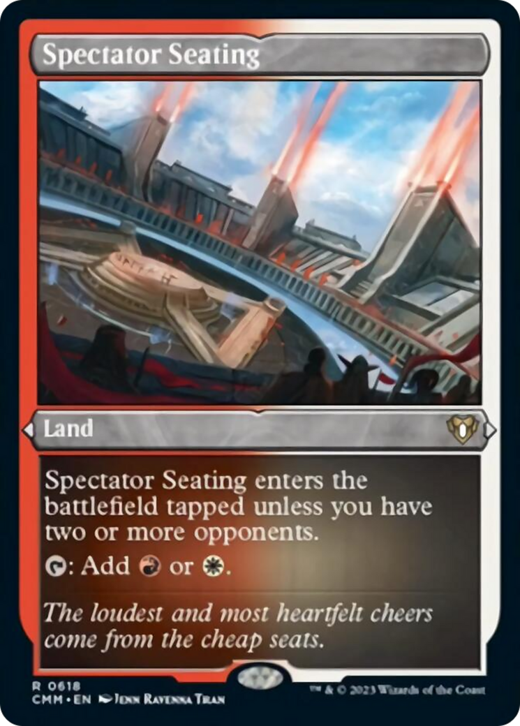 Spectator Seating (Foil Etched) [Commander Masters] | Gamer Loot