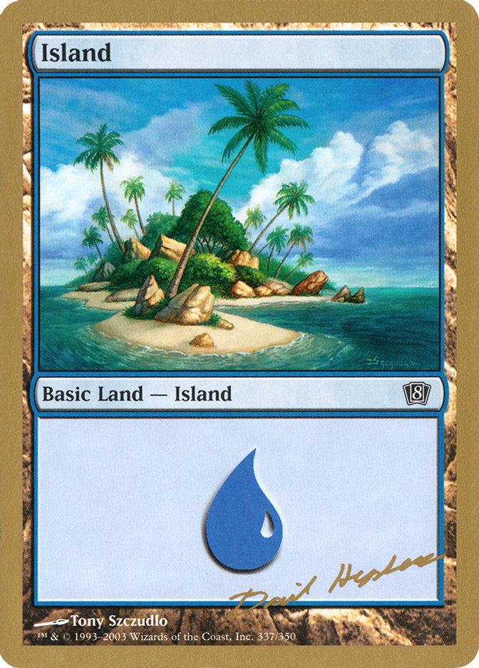 Island (dh337) (Dave Humpherys) [World Championship Decks 2003] | Gamer Loot