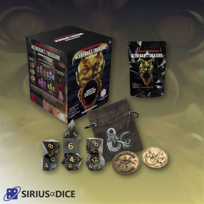 Sirius Dice: D&D Acererak's Treasure Packs: Crystal Edition | Gamer Loot