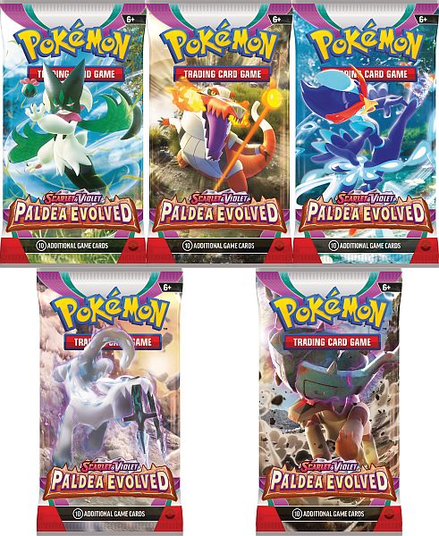 Pokemon: Scarlet and Violet: Paldea Evolved Booster Packs | Gamer Loot