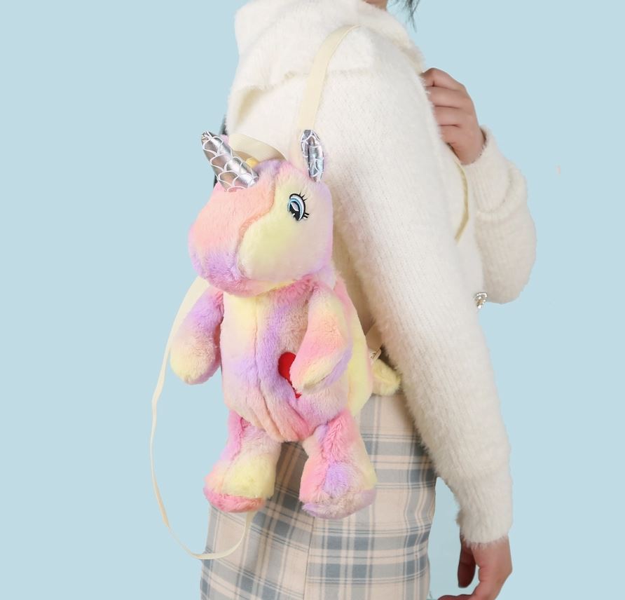 Plushie Heart Unicorn Backpack | Gamer Loot