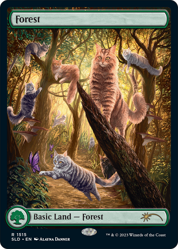 Forest (1515) [Secret Lair Commander Deck: Raining Cats and Dogs] | Gamer Loot