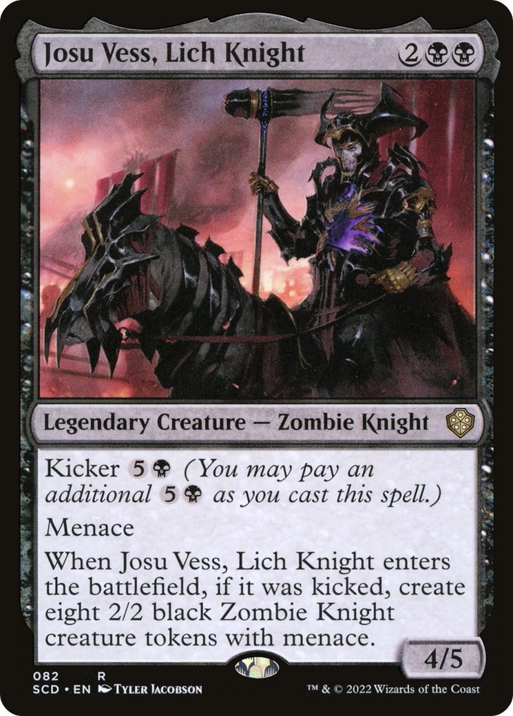 Josu Vess, Lich Knight [Starter Commander Decks] | Gamer Loot