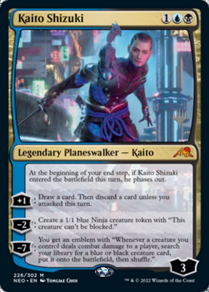 Kaito Shizuki (Promo Pack) [Kamigawa: Neon Dynasty Promos] | Gamer Loot