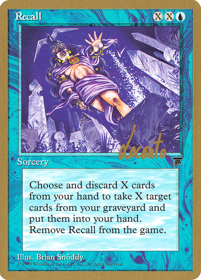 Recall (Michael Loconto) [Pro Tour Collector Set] | Gamer Loot